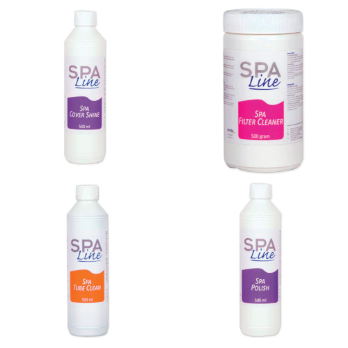 Schoonmaakpakket van Spa Line - 4 schoonmaakproducten Schoonmaakpakket van Spa Line - 4 schoonmaakproducten