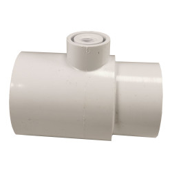 Spa PVC T-stuk voor ontluchting van leidingwerk Spa PVC T-stuk voor ontluchting van leidingwerk