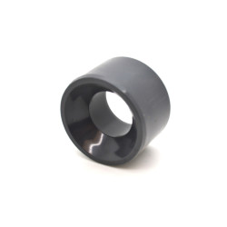 Verloop voor 2 inch leidingwerk naar 1 inch leidingwerk.
