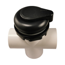 Spa verdeelknop voor water 2 inch T-stuk ZWART Spa verdeelknop voor water 2 inch T-stuk ZWART