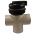 Spa verdeelknop voor water 2 inch T-stuk ZWART Spa verdeelknop voor water 2 inch T-stuk ZWART