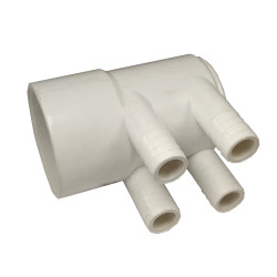 Spruitstuk, verdeler, Manifold 2 inch naar 4 x 3/4 inch Waterway 672-7170 Spruitstuk, verdeler, Manifold 2 inch naar 4 x 3/4 inch Waterway 672-7170