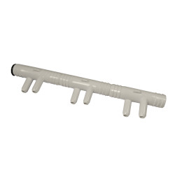 Spruitstuk, verdeler, Manifold 3/4 inch met 6 uitgangen 3/8 inch Waterway 672-7190 Spruitstuk, verdeler, Manifold 3/4 inch met 6 uitgangen 3/8 inch Waterway 672-7190