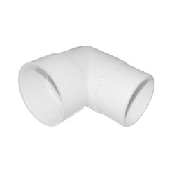 90 graden bocht KORT voor leidingwerk 2 inch (ca. 60mm.) Waterway 411-5080