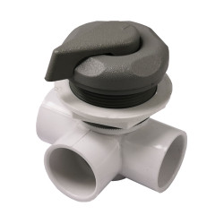 Spa regelknop verdeler 1 inch grijs Waterway 600-4237 Spa regelknop verdeler 1 inch grijs Waterway 600-4237