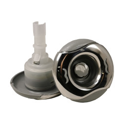 Spa jet Wellis spa 3 inch (84mm.) 1 gat lichtgrijs Click jet Spa jet Wellis spa 3 inch (84mm.) 1 gat lichtgrijs Click jet