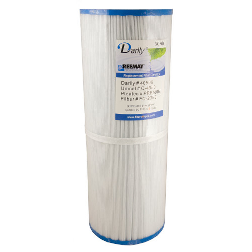 Spa Filter Darlly SC706 D12,5/L34 - 40506 - Pleatco PRB50IN - Unicel C-4950 - Magnum RD50 Spa Filter Darlly SC706 D12,5/L34 - 40506 - Pleatco PRB50IN - Unicel C-4950 - Magnum RD50