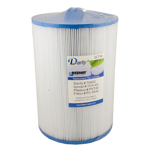 Spa filter Darlly SC710 D18/L25 - 70402 - Pleatco PVT40 - Unicel 7CH-40 Spa filter Darlly SC710 D18/L25 - 70402 - Pleatco PVT40 - Unicel 7CH-40