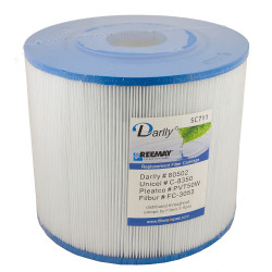 Spa filter Darlly SC711 D21/L18 - 80502 - Pleatco PVT50W - Unicel C-8350 Spa filter Darlly SC711 D21/L18 - 80502 - Pleatco PVT50W - Unicel C-8350