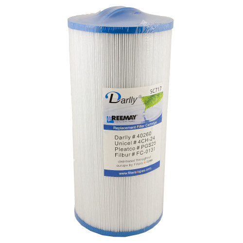Spa filter Darlly SC717 D12/L26 40260 - Pleatco PGS25P4 - Unicel 4CH-24 voor oa. DREAMMAKER SPAS Spa filter Darlly SC717 D12/L26 40260 - Pleatco PGS25P4 - Unicel 4CH-24 voor oa. DREAMMAKER SPAS