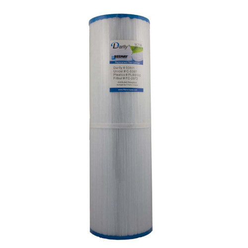 Spa filter Darlly SC738 D13.5/L45 - 50801 - Pleatco PLBS100 - Unicel C-5397 Spa filter Darlly SC738 D13.5/L45 - 50801 - Pleatco PLBS100 - Unicel C-5397
