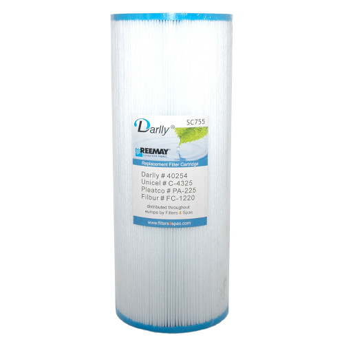 Spa Filter Darlly SC755 40254 - Unicel C-4325, Pleatco PA-225 Spa Filter Darlly SC755 40254 - Unicel C-4325, Pleatco PA-225