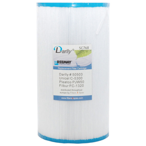 Spa Filter Darlly DL768 D14.5/L26 - 50503 - Unicel C-5300 - Pleatco PJW50 Spa Filter Darlly DL768 D14.5/L26 - 50503 - Unicel C-5300 - Pleatco PJW50
