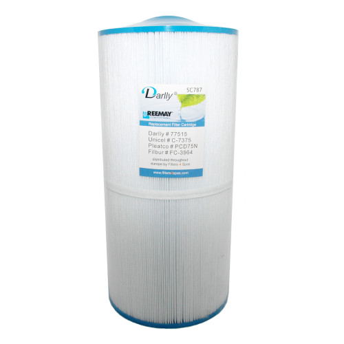 Spa Filter Darlly SC787 D18/L37 - 77515 - Unicel C-7375 - Pleatco PCD75N Spa Filter Darlly SC787 D18/L37 - 77515 - Unicel C-7375 - Pleatco PCD75N