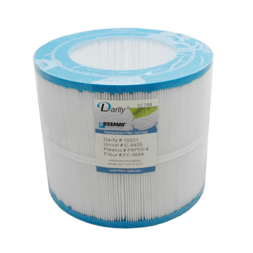 Spa Filter Darlly SC788 D22/L22 - 10501 - Unicel C-9405 - Pleatco PAP50-4 voor oa Dimension ONE Spas Spa Filter Darlly SC788 D22/L22 - 10501 - Unicel C-9405 - Pleatco PAP50-4 voor oa Dimension ONE Spas